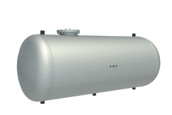 Tanque horizontal galvanizado Masstanq. Imagen del fabricante; capacidad y configuración según proyecto.