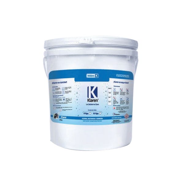 TRICLORO TABLETA 1" KLAREN ENV. DE 10 KGS.