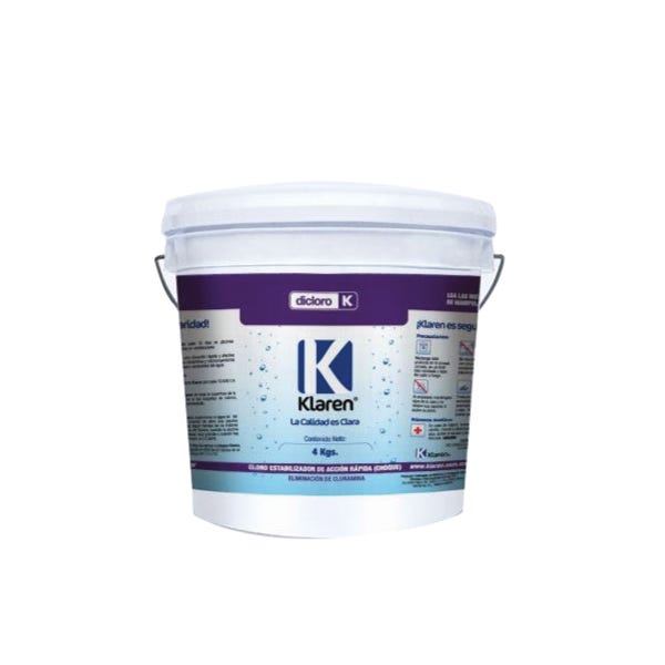 DICLORO KLAREN ENVASE DE 4 KGS.