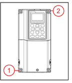 Esquema de montaje del fabricante — CERUS X-Drive — Marcos de montaje A, B y C