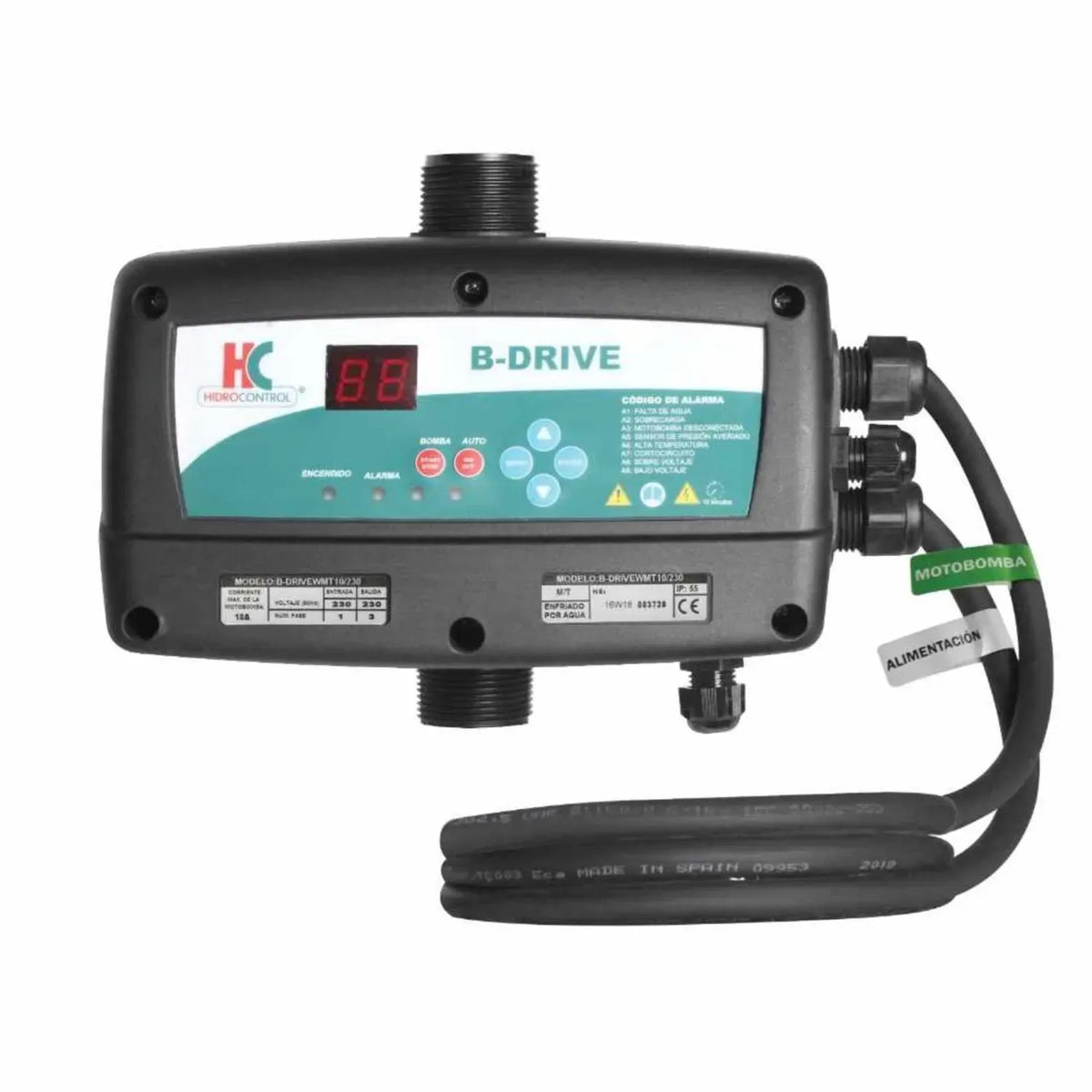 Control de Velocidad y Automatización · Variadores de frecuencia · B-DRIVE — imagen original de referencia