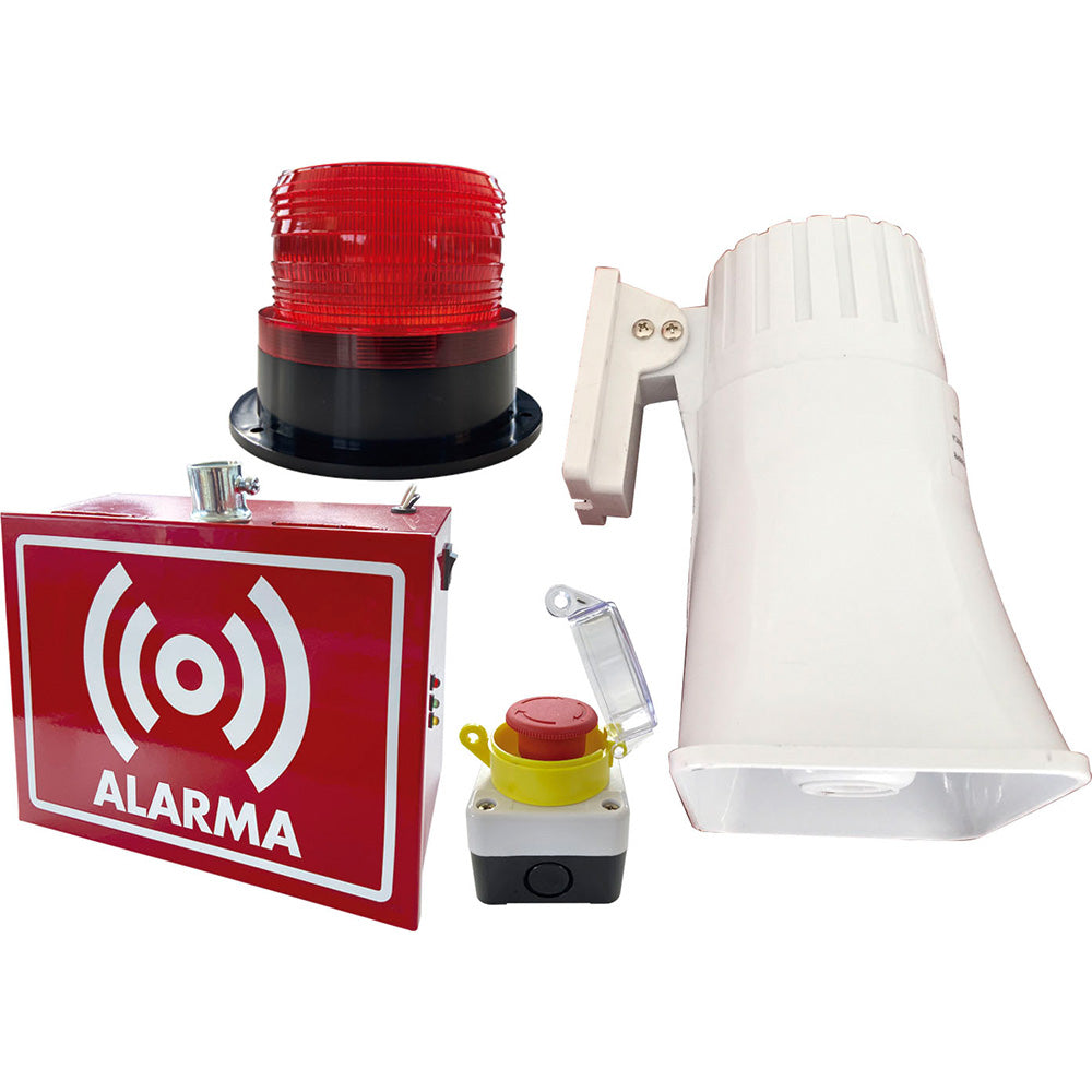 Alarma de emergencia — imagen original del proveedor