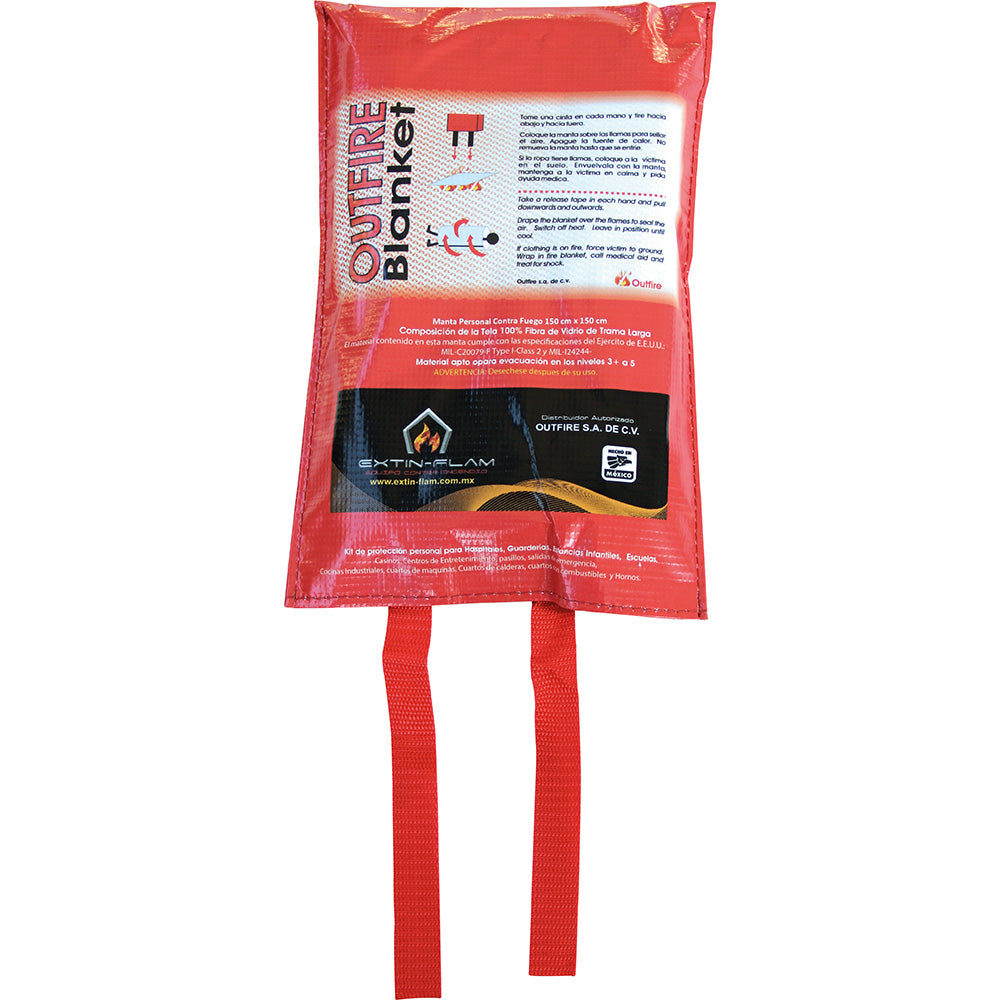 Manta personal contra fuego — imagen original del proveedor