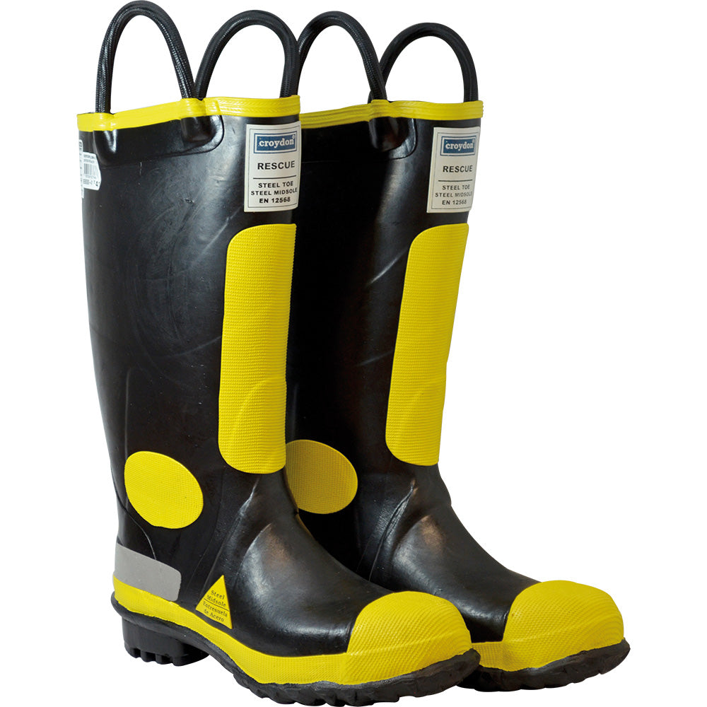 Bota para bombero Croydon modelo RESCUE — imagen original del proveedor