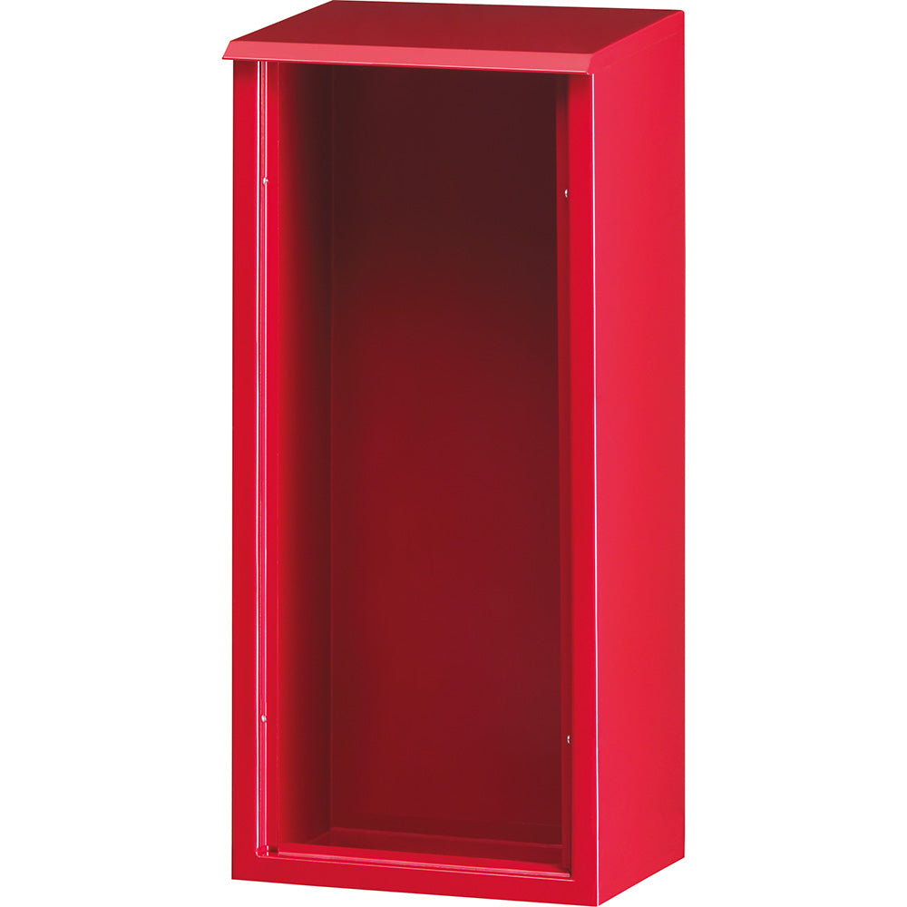Gabinete para extintor · sin puerta · rojo · modelo E-1 — imagen original del proveedor