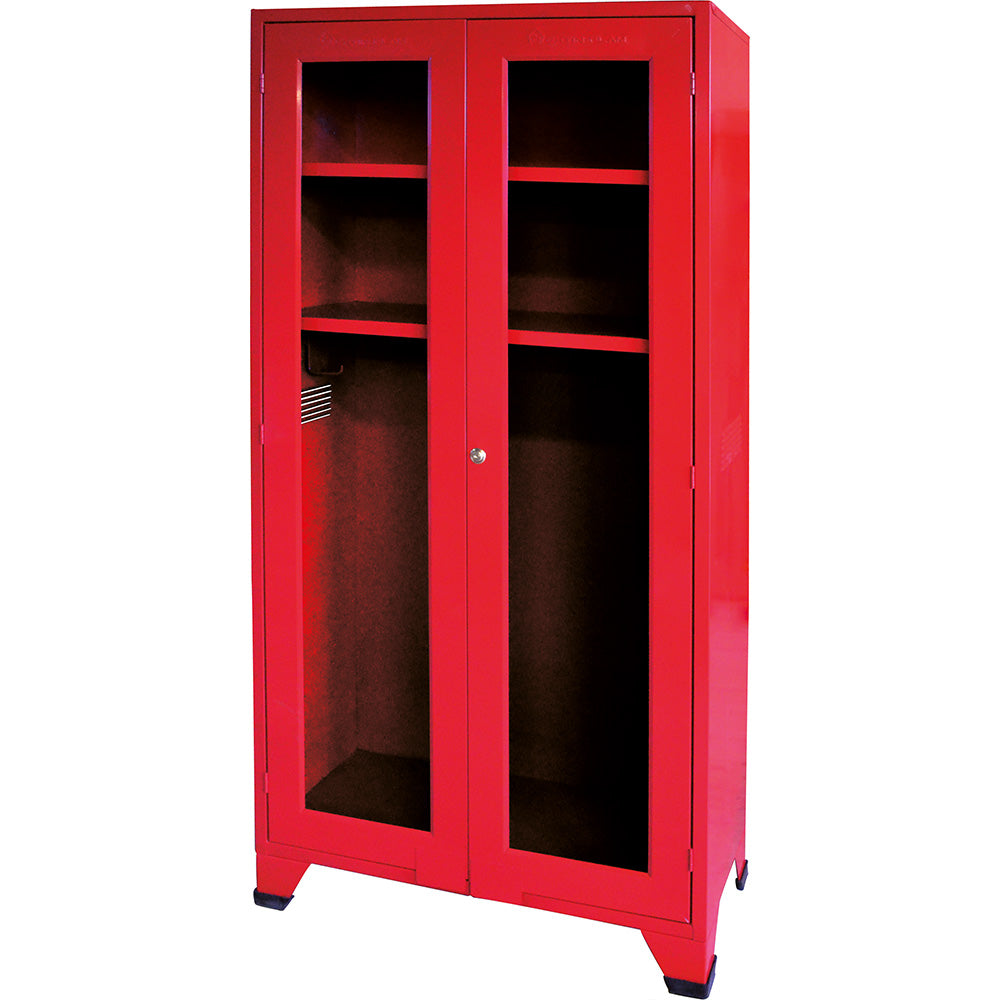 Gabinete para equipo de bombero · rojo · modelo 4 equipos — imagen original del proveedor