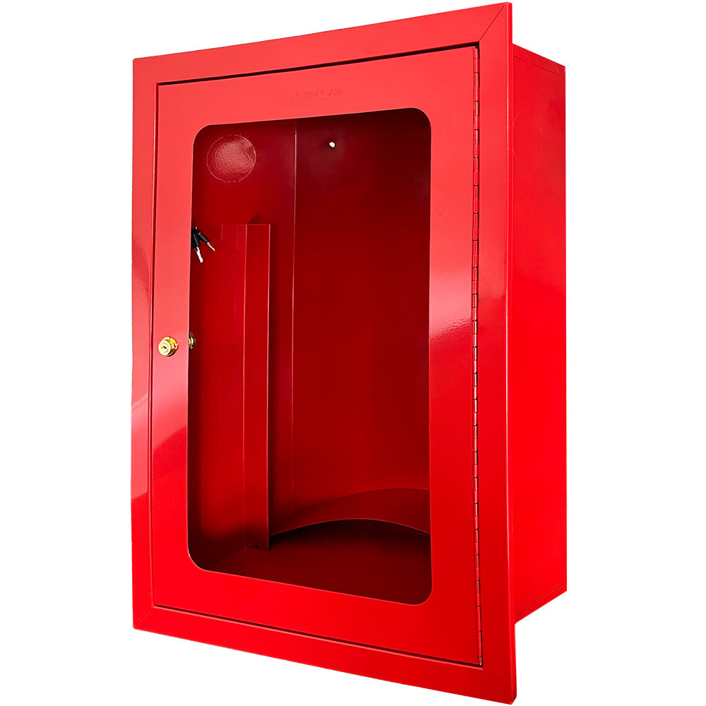 Gabinete para manguera de hidrante · empotrar · rojo · modelo 15 M — imagen original del proveedor