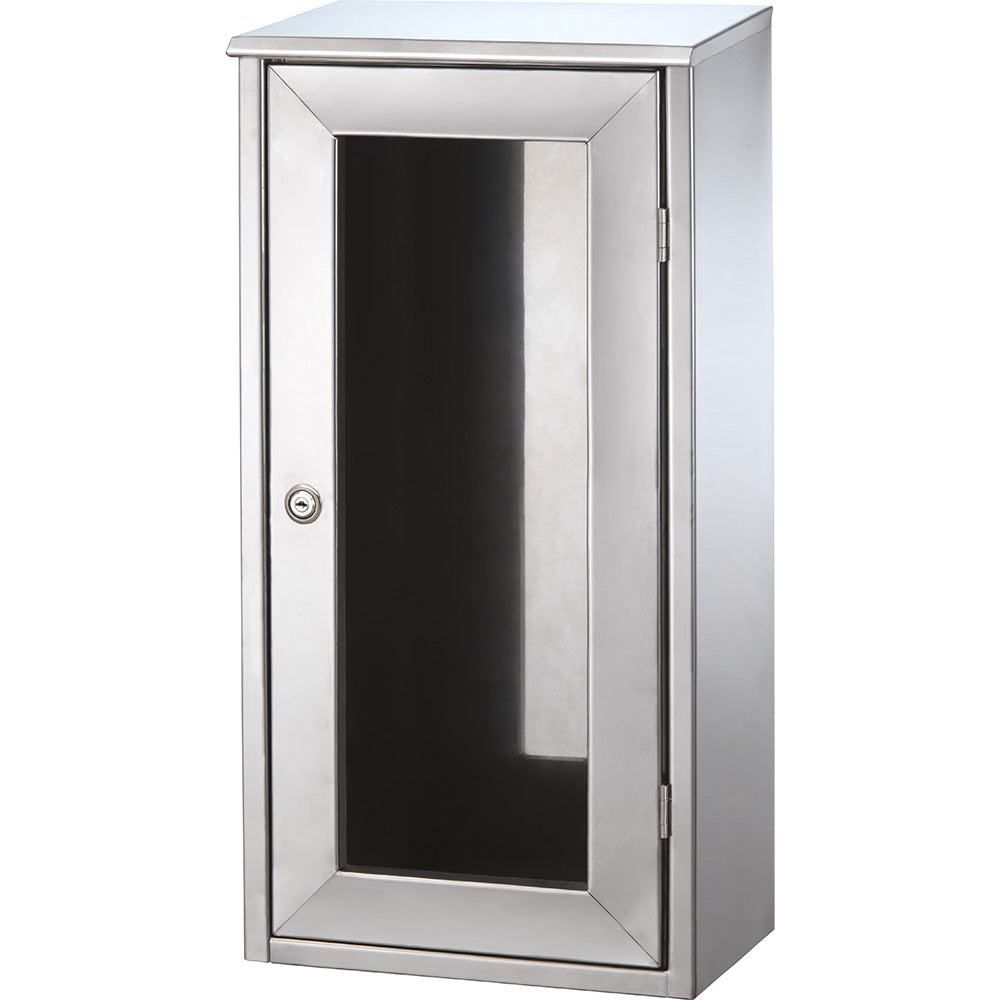 Gabinete para extintor · Acero inoxidable 430 espejo · modelo 1 — imagen original del proveedor