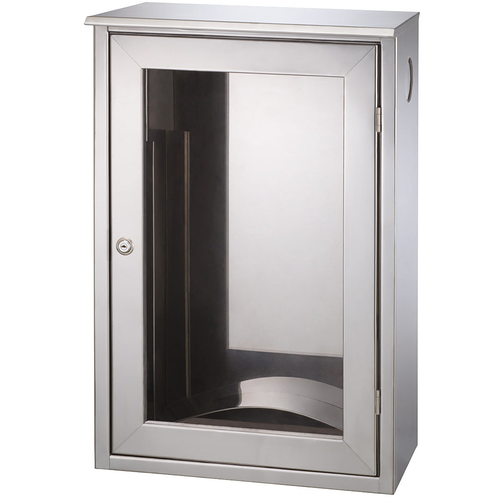 Gabinete para manguera de hidrante · 15M · sobreponer · Acero inoxidable 430 espejo — imagen original del proveedor