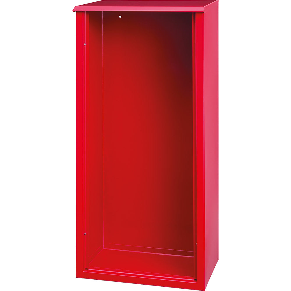 Gabinete para extintor · sin puerta · rojo · modelo E-2 — imagen original del proveedor