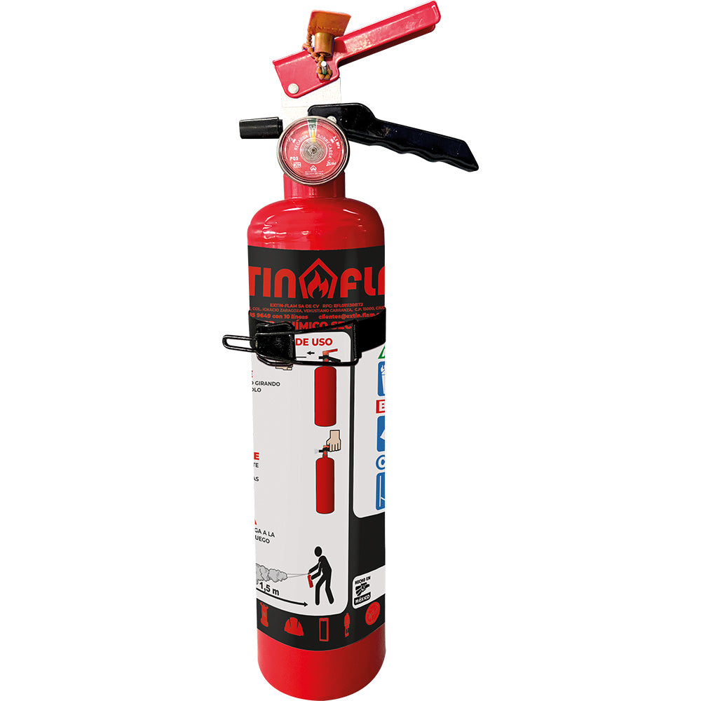 Extintor portátil · Extin-Flam · EXTIN-PQS · 1 kg · modelo 2 — imagen original del proveedor