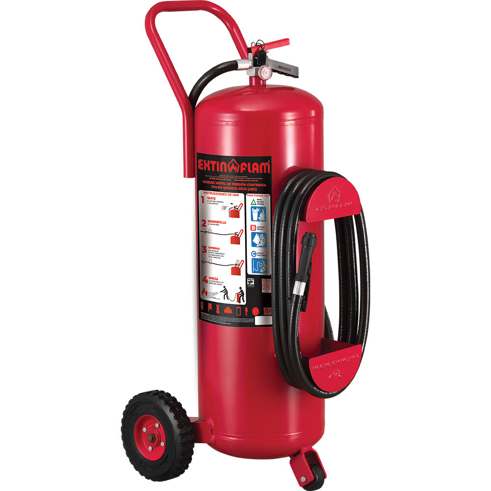 Unidad móvil · Extin-Flam · EXTIN-PQS · 50 kg · modelo 110 — imagen original del proveedor