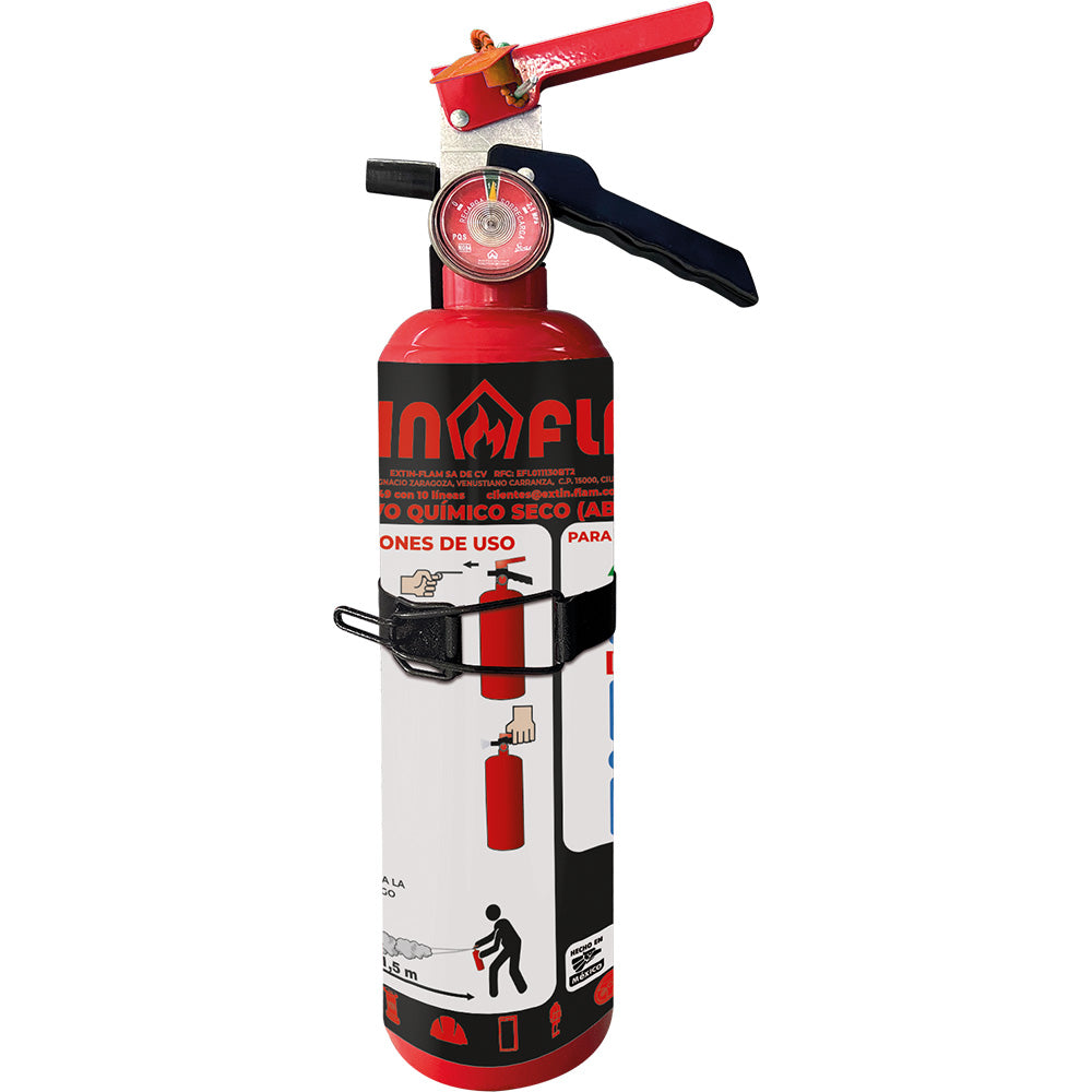 Extintor portátil · Extin-Flam · EXTIN-PQS · 0.75 kg · modelo 1 — imagen original del proveedor