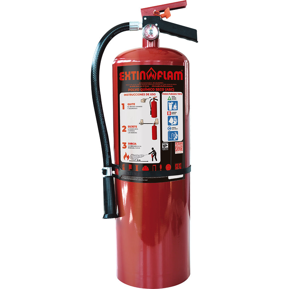 Extintor portátil · Extin-Flam · EXTIN-PQS · 12 kg · modelo 25 — imagen original del proveedor