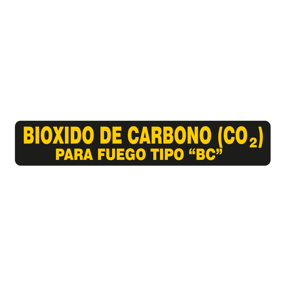 Etiqueta Bióxido de carbono — imagen original del proveedor