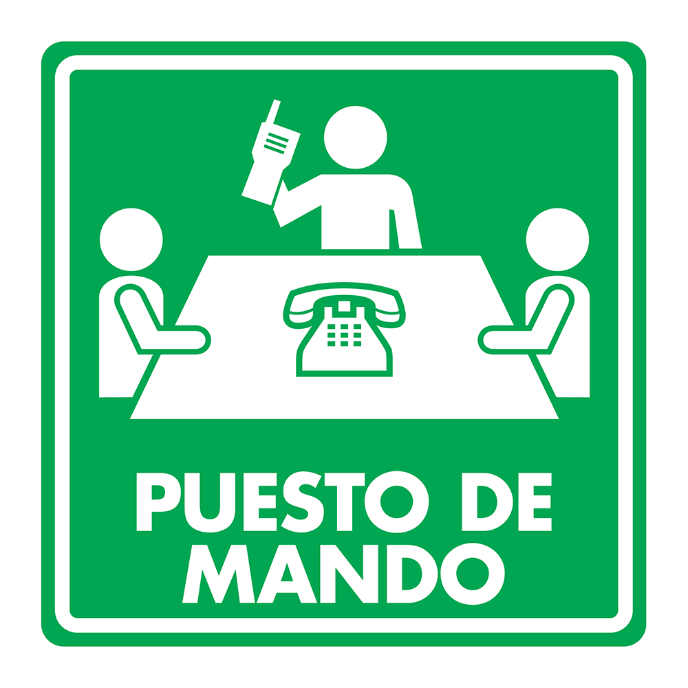 Señal Puesto de mando — imagen original del proveedor