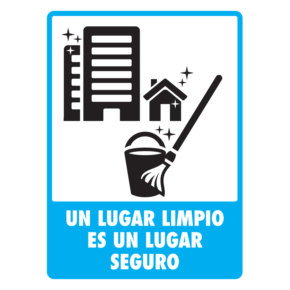 Señal Lugar limpio — imagen original del proveedor