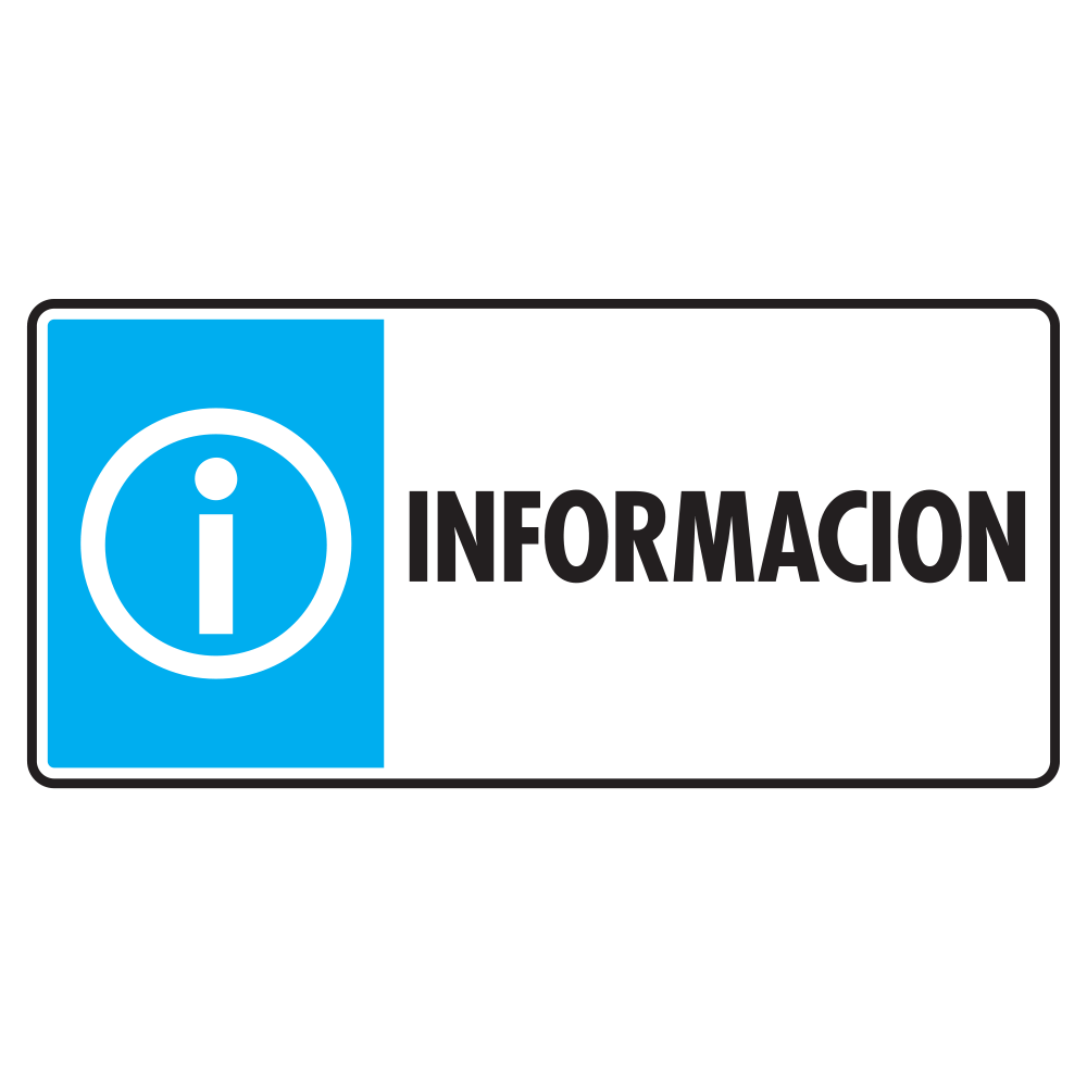 Señal Información — imagen original del proveedor