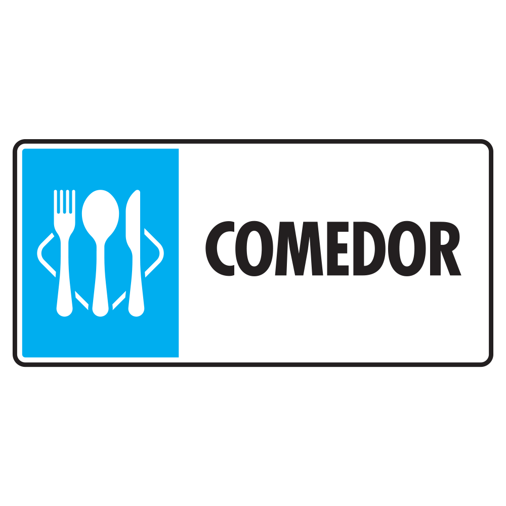 Señal Comedor — imagen original del proveedor