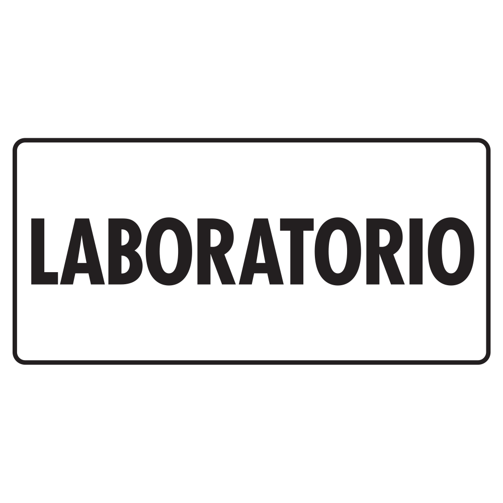 Señal Laboratorio — imagen original del proveedor