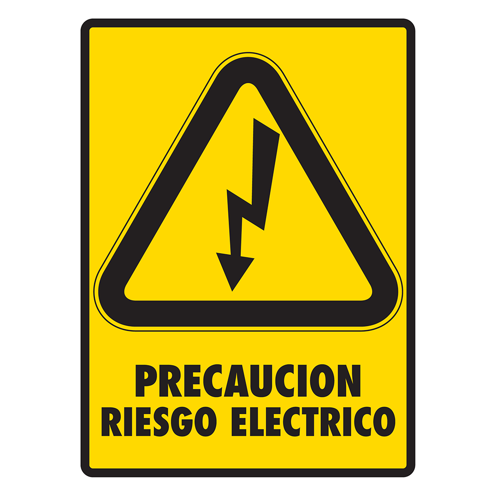 Señal Riesgo eléctrico — imagen original del proveedor