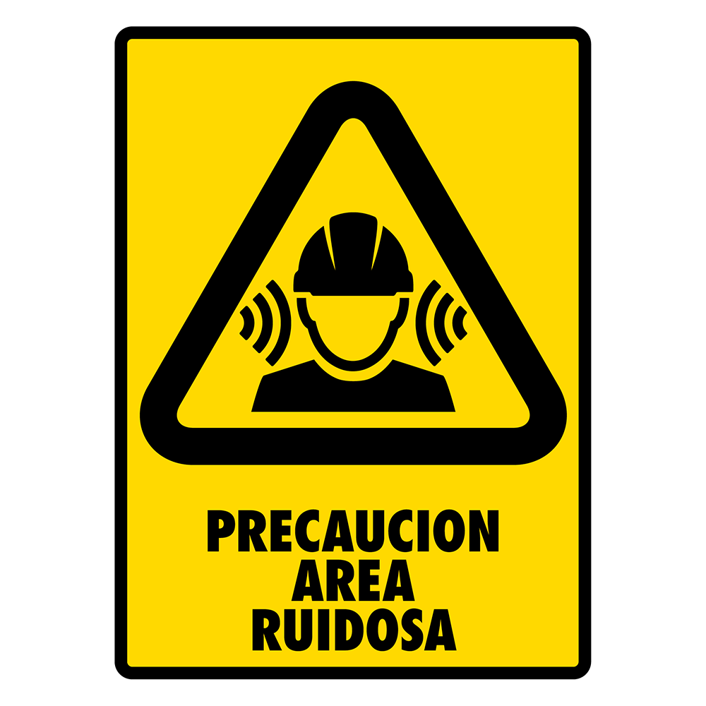 Señal Área ruidosa — imagen original del proveedor