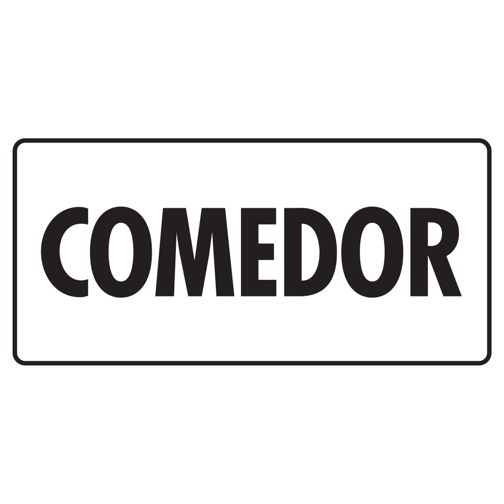 Señal Comedor — imagen original del proveedor
