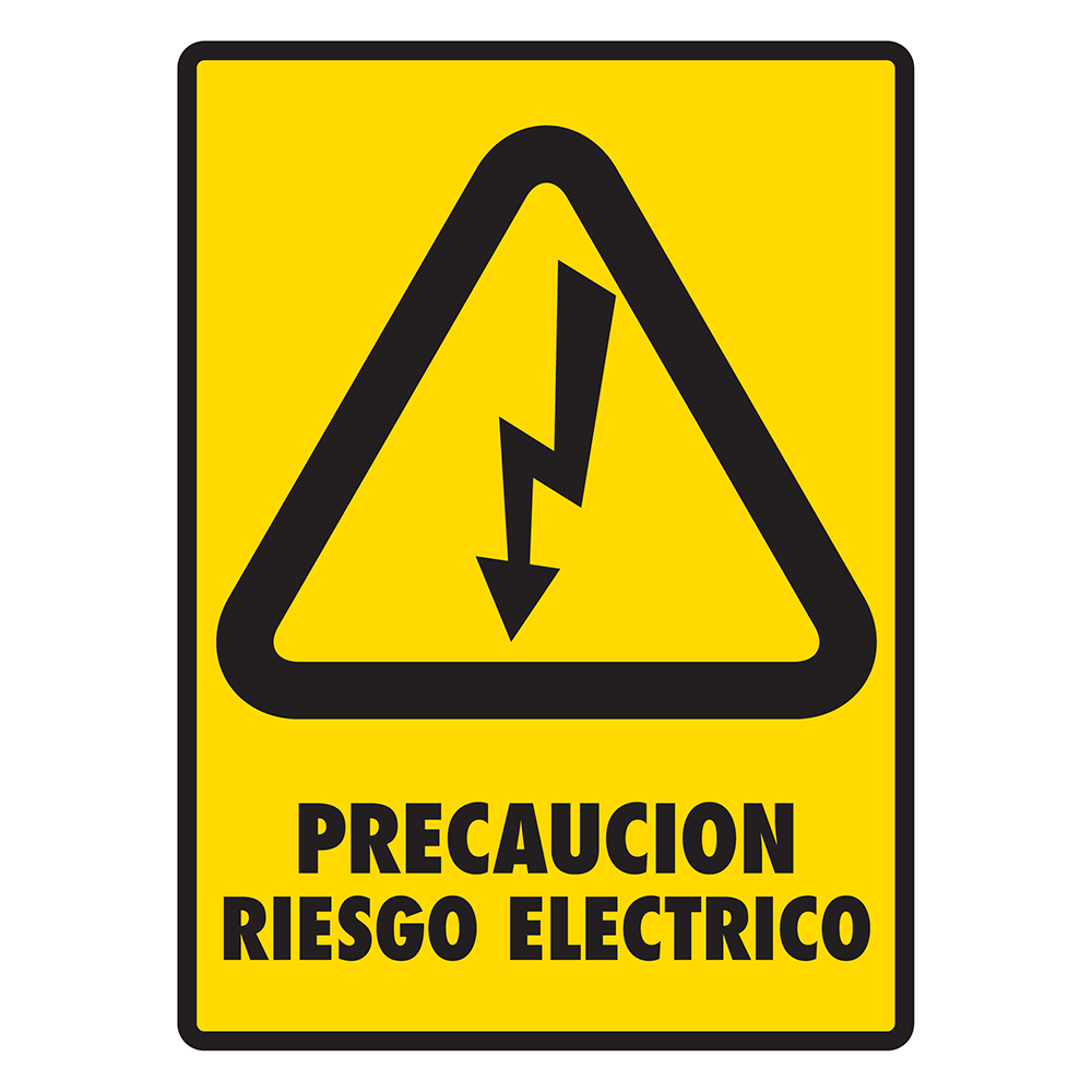 Señal Riesgo eléctrico — imagen original del proveedor