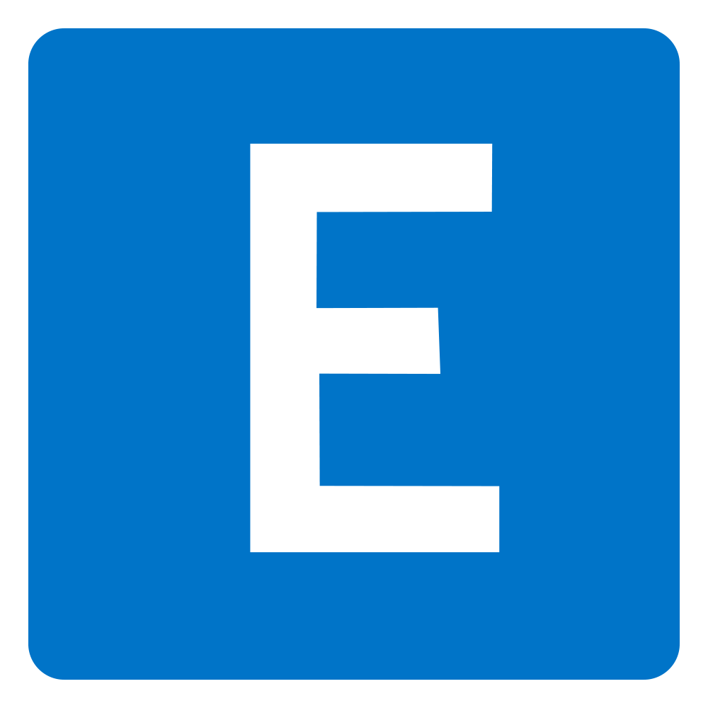 Señal Estacionamiento — imagen original del proveedor