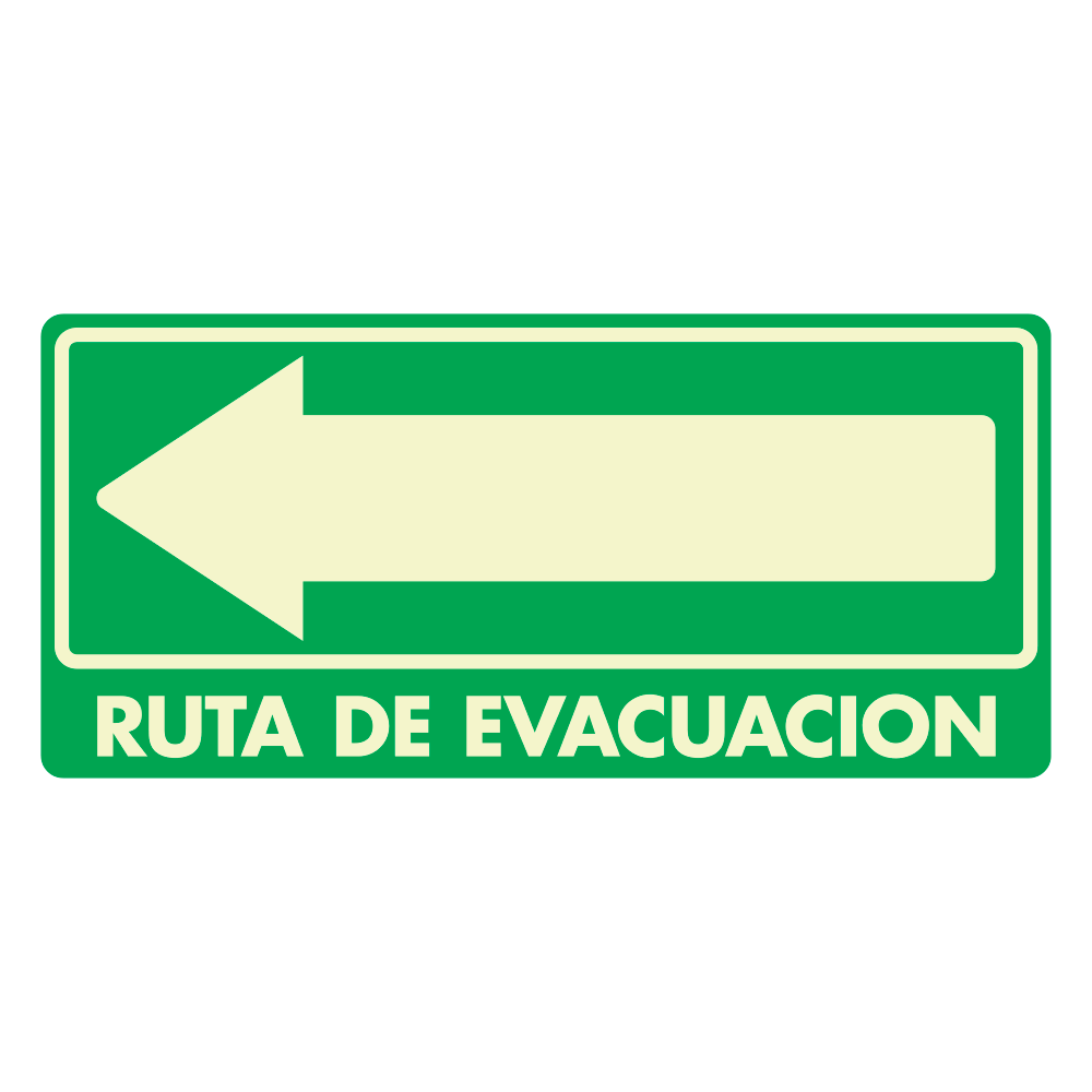 Señal Ruta de evacuación — imagen original del proveedor