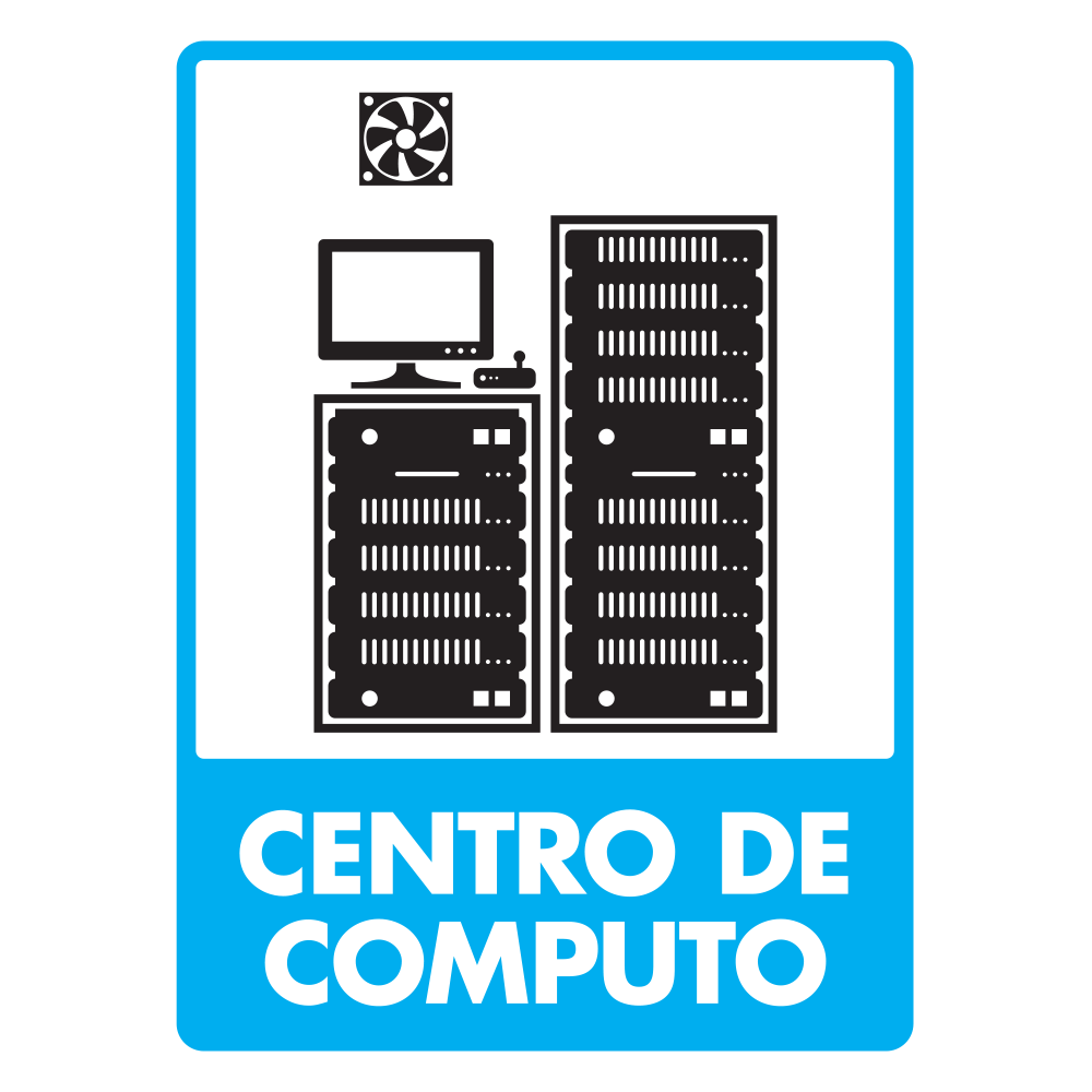 Señal Centro de computo — imagen original del proveedor