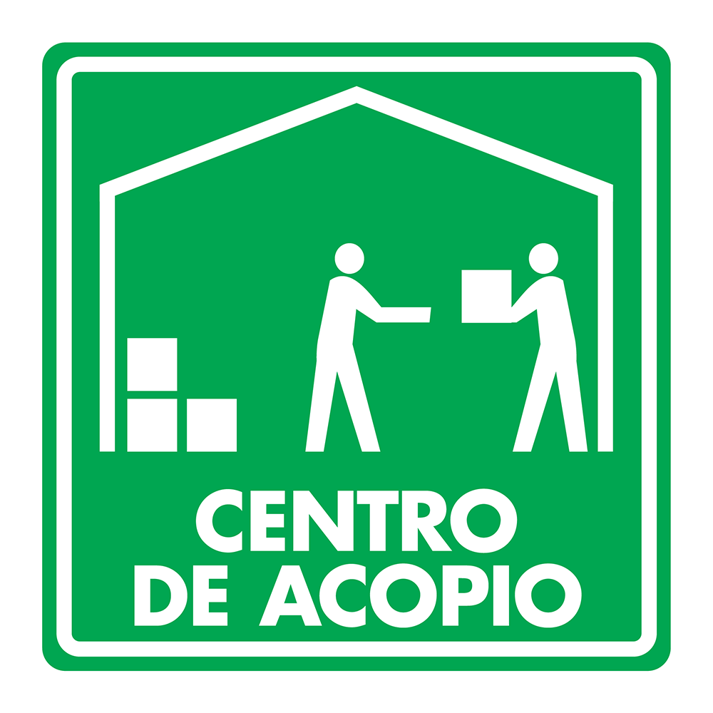 Señal Centro de acopio — imagen original del proveedor