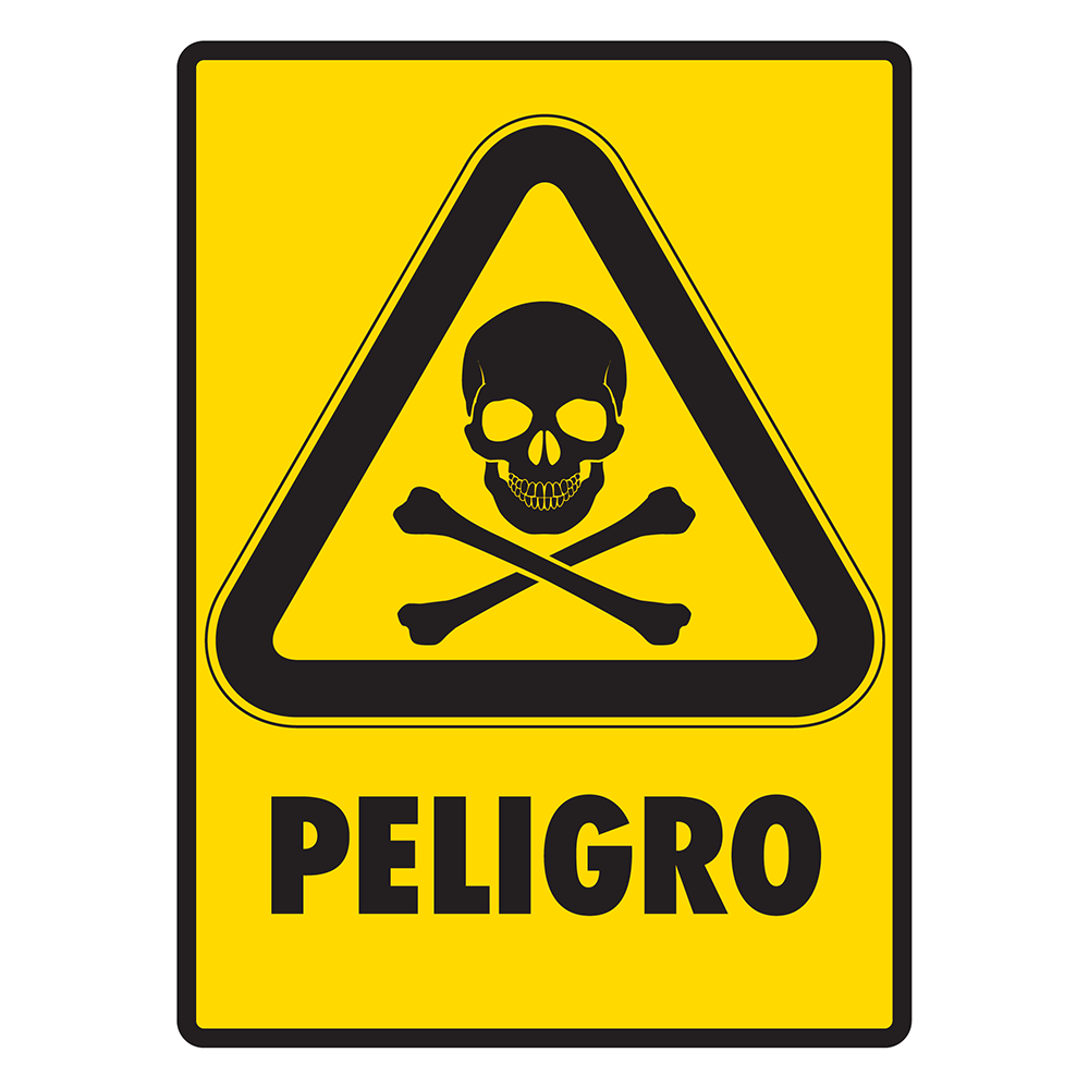 Señal Peligro — imagen original del proveedor