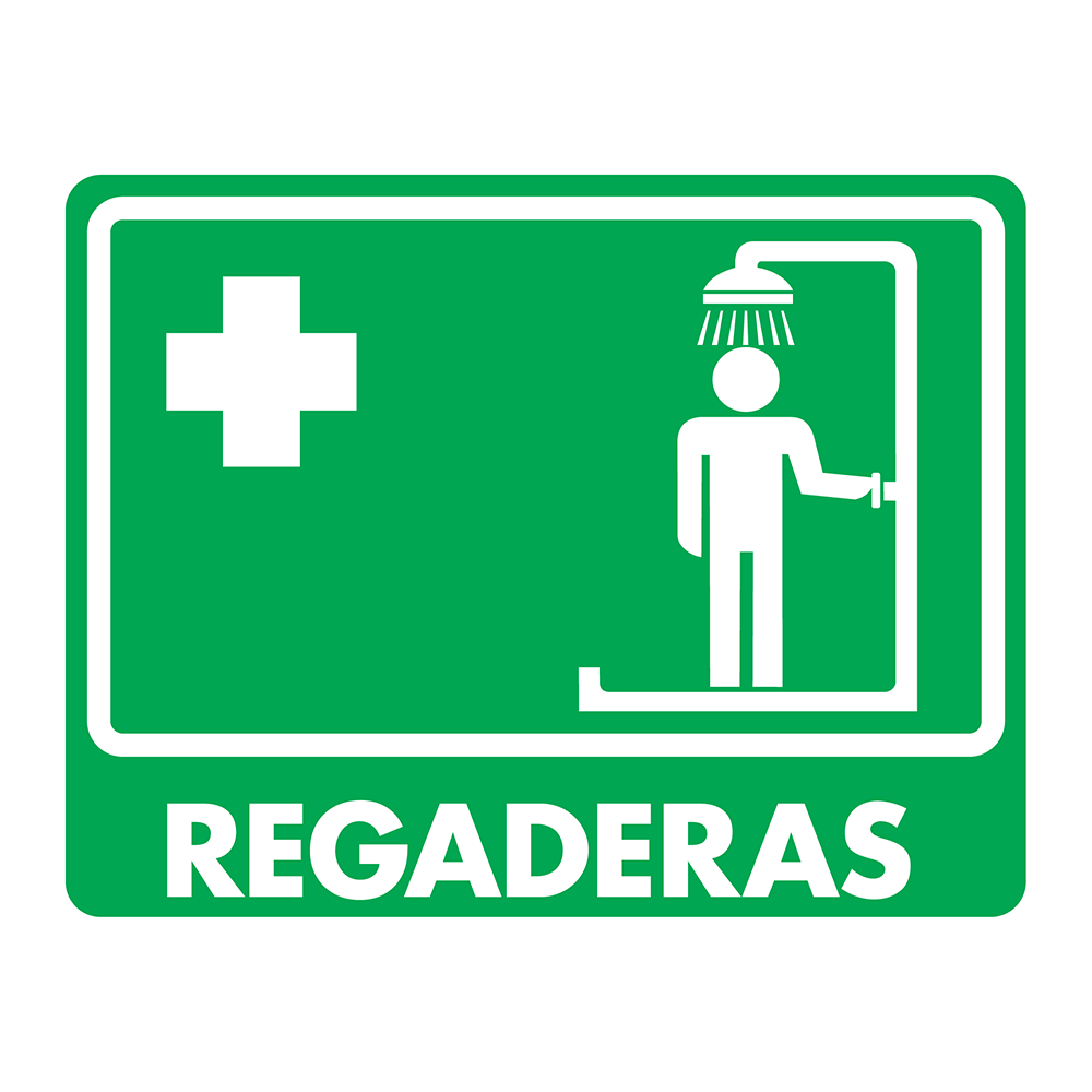 Señal Regaderas — imagen original del proveedor