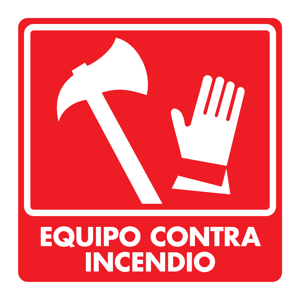Señal Equipo contra incendio — imagen original del proveedor