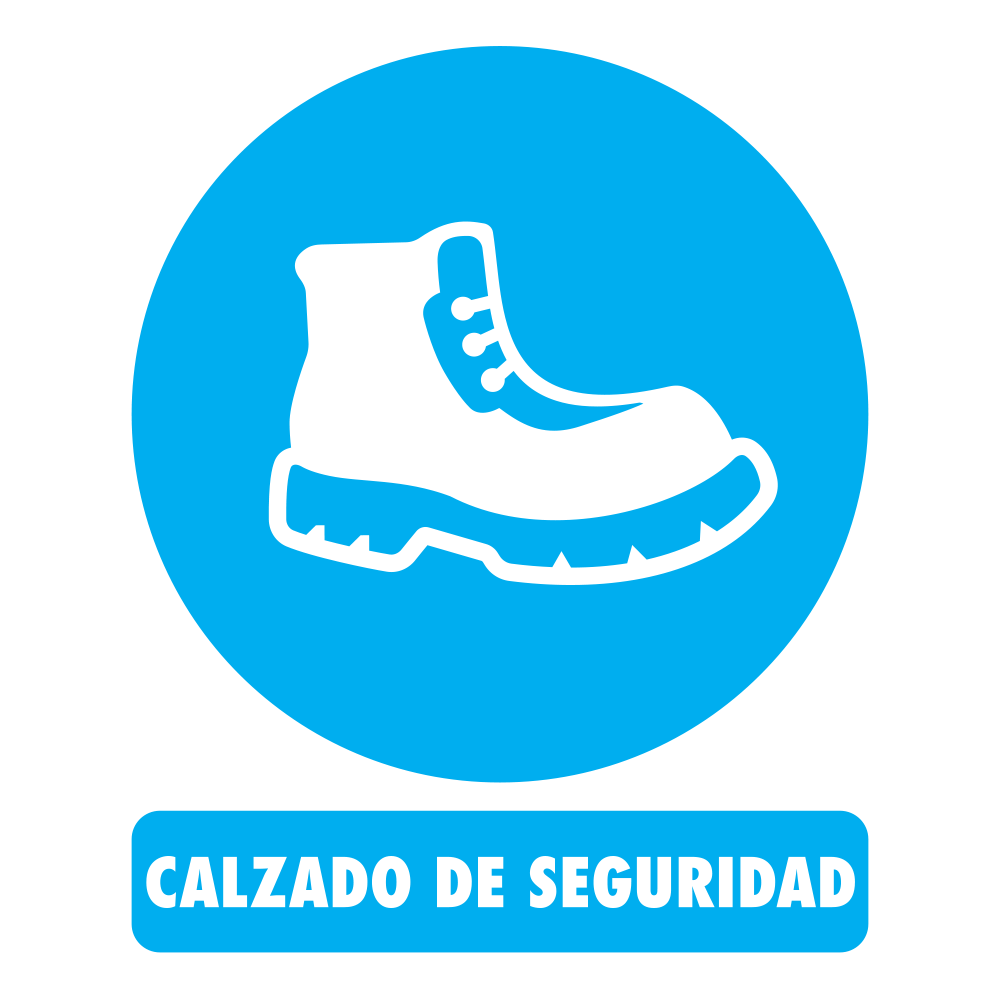 Etiqueta Calzado de seguridad — imagen original del proveedor