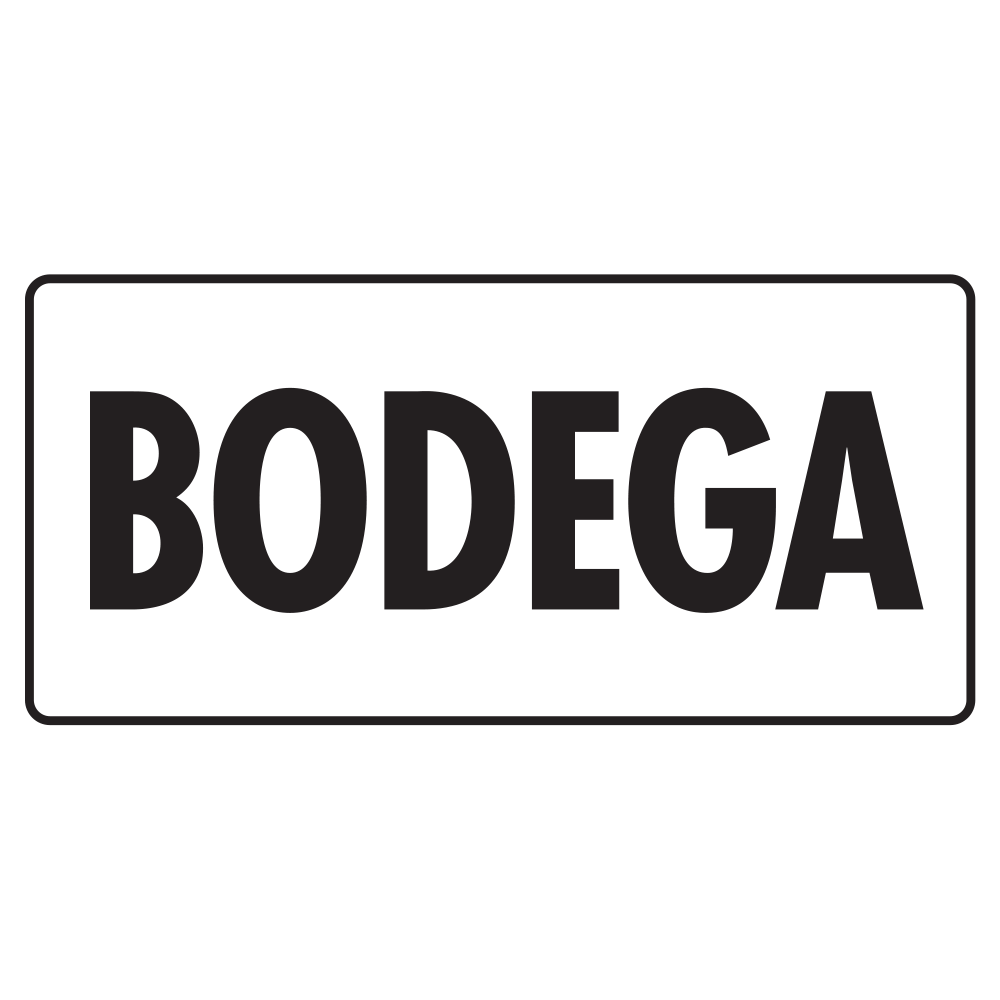 Señal Bodega — imagen original del proveedor