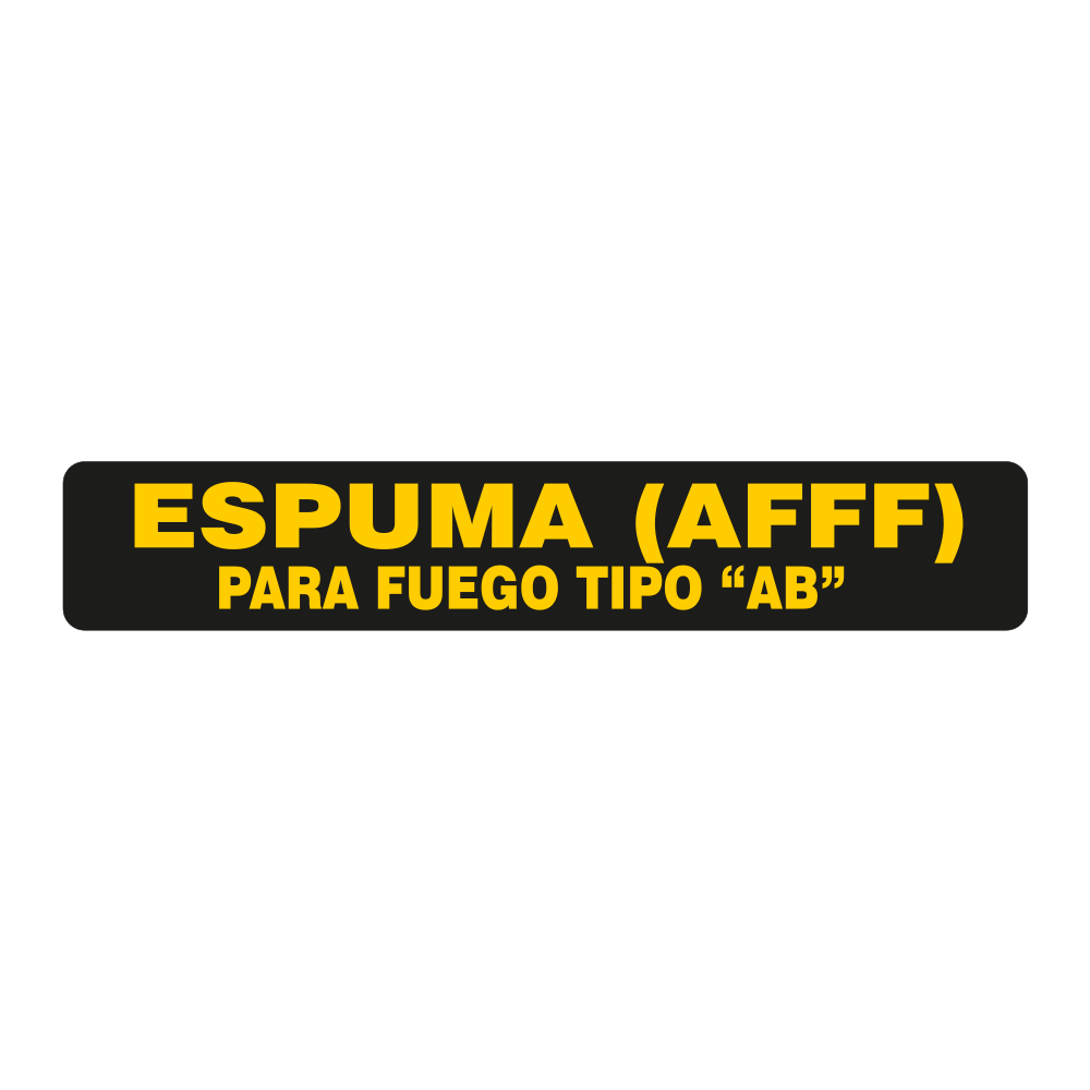 Etiqueta Espuma (AFFF) — imagen original del proveedor