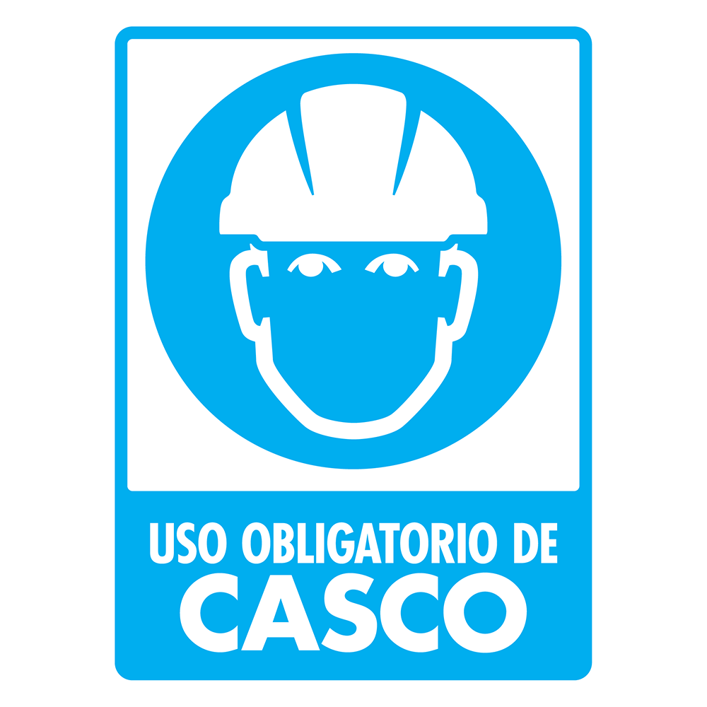 Señal Uso de casco — imagen original del proveedor