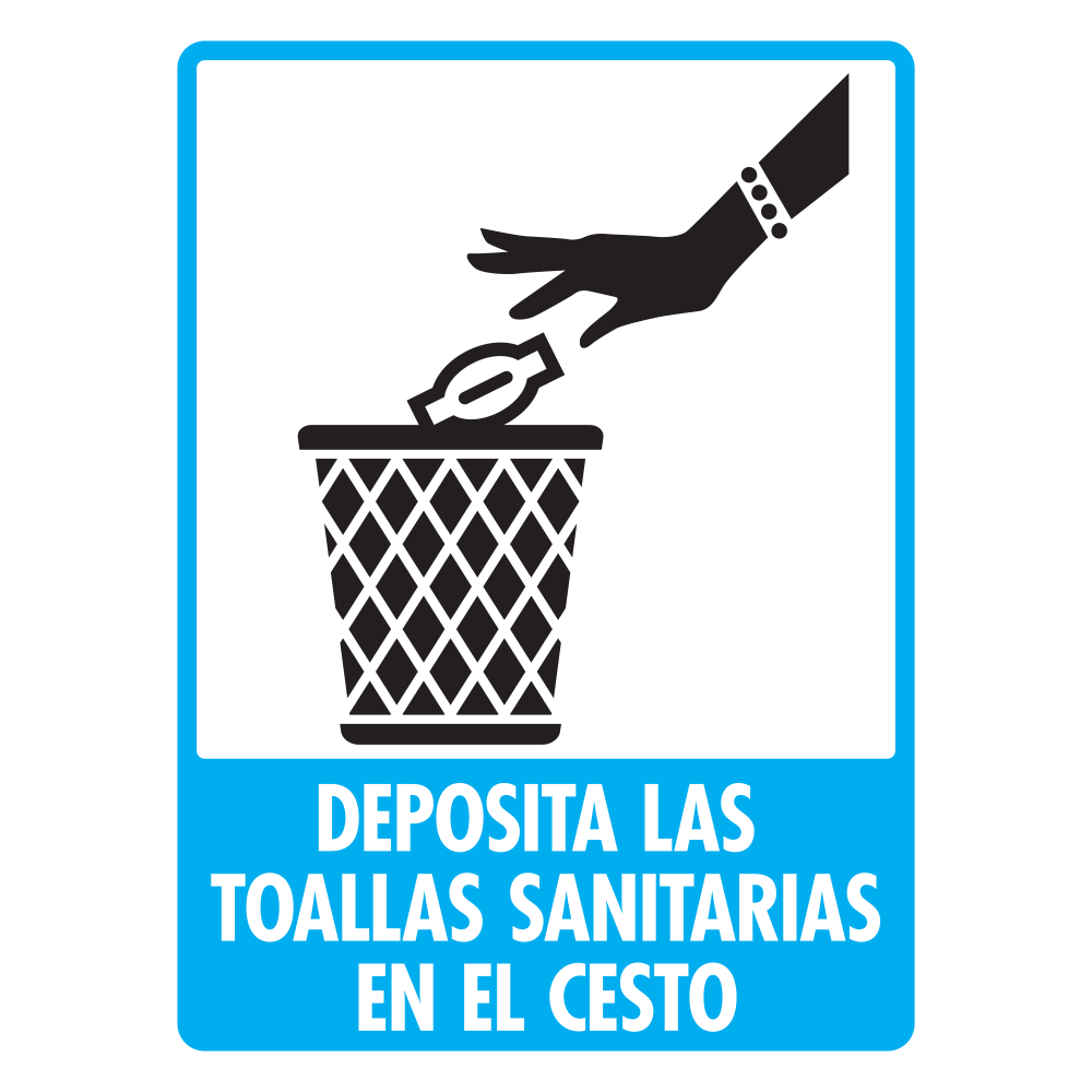 Señal Deposita las toallas — imagen original del proveedor