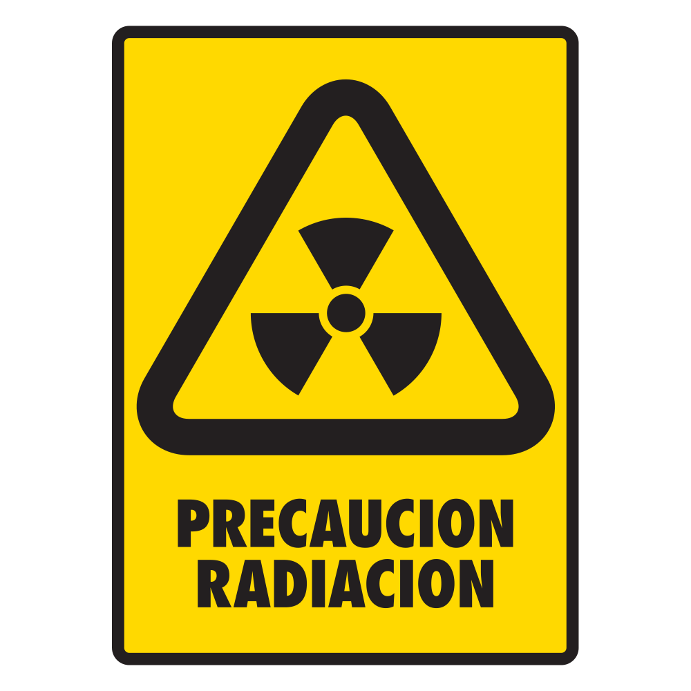 Señal Radiación — imagen original del proveedor
