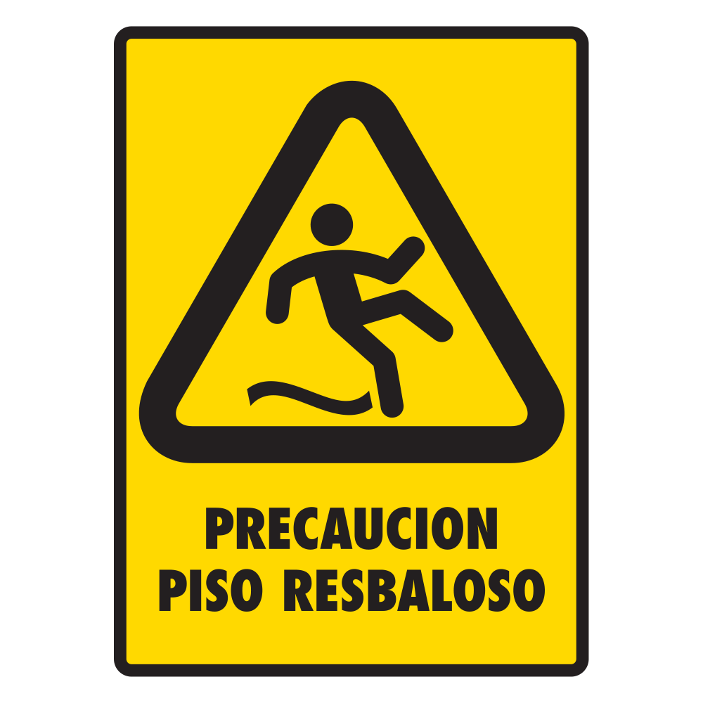 Señal Piso resbaloso — imagen original del proveedor