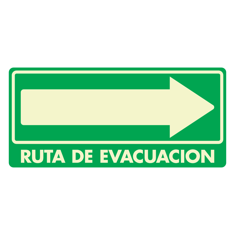 Señal Ruta de evacuación — imagen original del proveedor