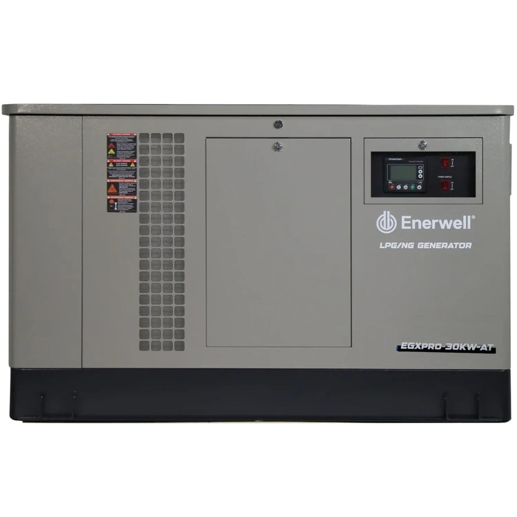 Generador estacionario a gas ENERWELL® — Modelo EGXPRO-30KW-AT