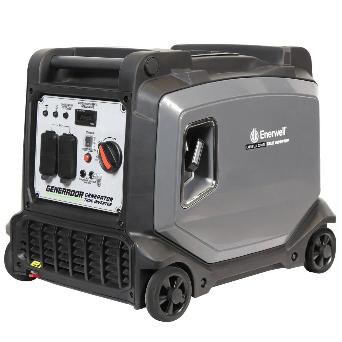 Generador portátil a gasolina (True Inverter) ENERWELL® — Modelo ENERWELL-G3000I