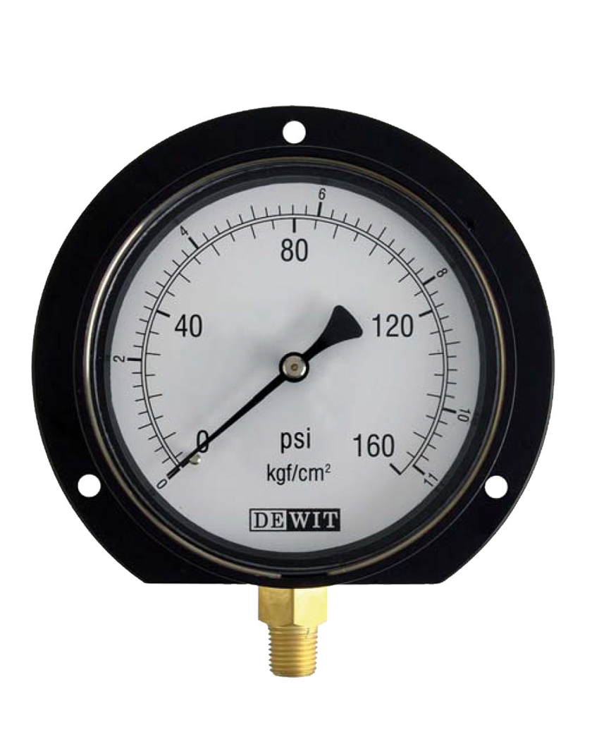 Imagen original del fabricante o proveedor: Manómetro de carátula de 115 mm DE WIT — Modelo 231.