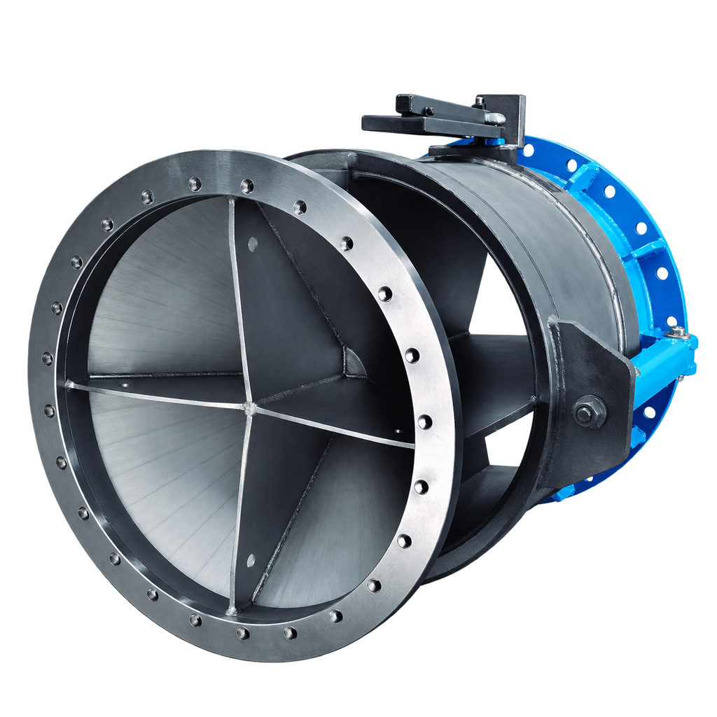 Imagen de referencia de Válvula AWWA VIG — Modelo VIGVCD, mejorada digitalmente con IA.