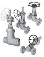 Imagen original del fabricante o proveedor: Válvulas Pressure Seal de compuerta, globo y retención Walworth.