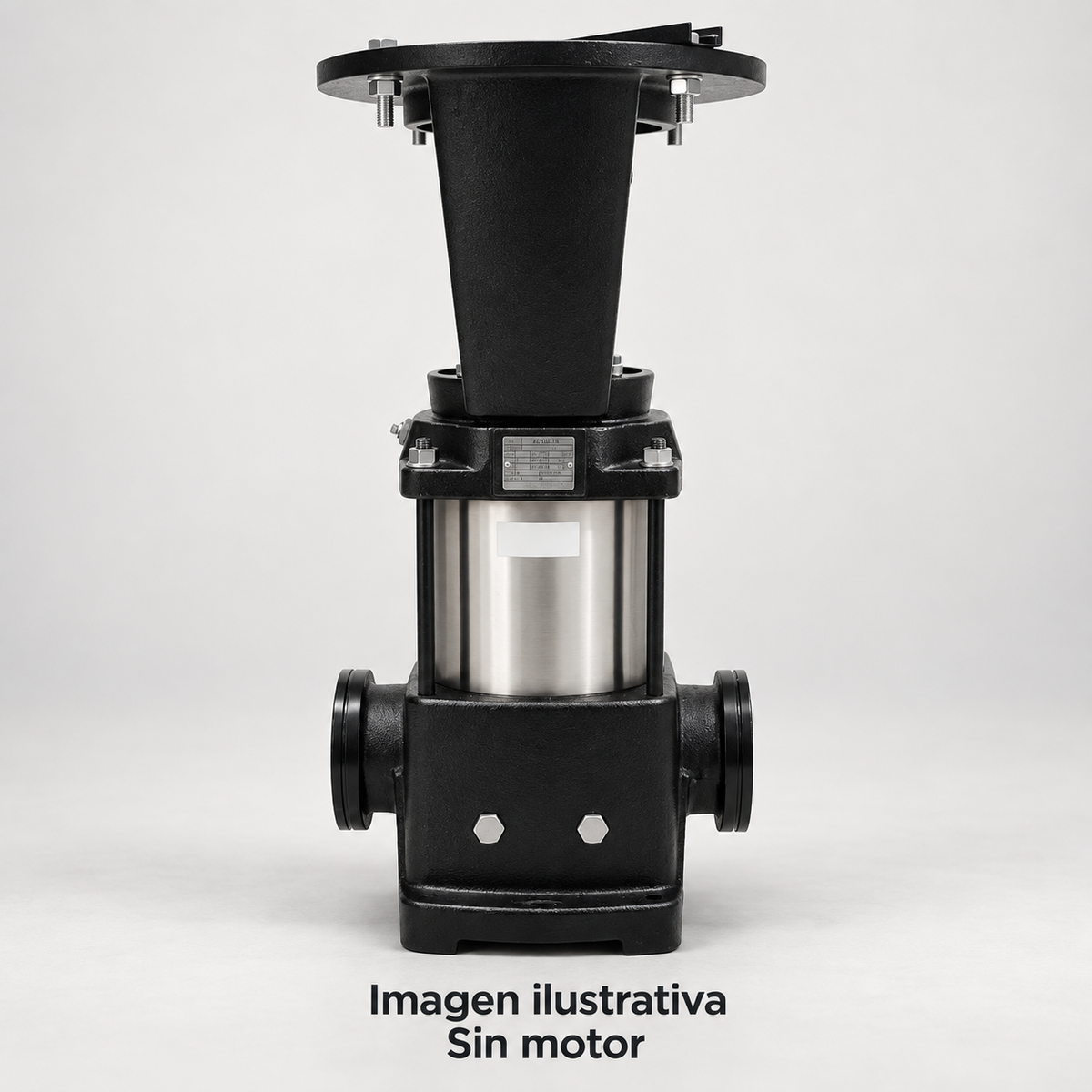 Imagen ilustrativa complementaria de bomba vertical ALTAMIRA sin motor, vista de estudio. Consultar fotografía oficial y ficha técnica del modelo.