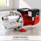 Imagen ilustrativa complementaria de bomba RED LION RJS-75SS: equipo sin conectar en un cuarto seco. Accesorios no incluidos.